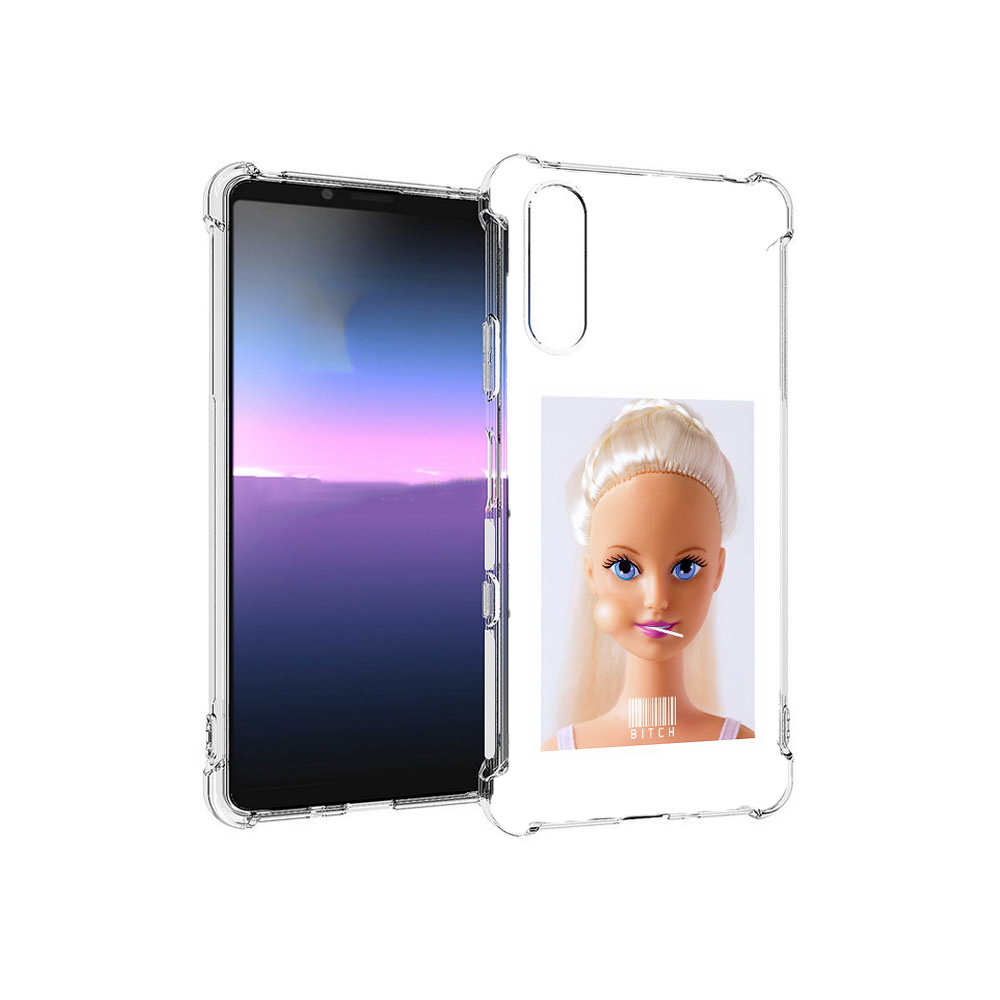 

Чехол MyPads Tocco для Sony Xperia 10 III барби (PT161504.223.226), Прозрачный, Tocco