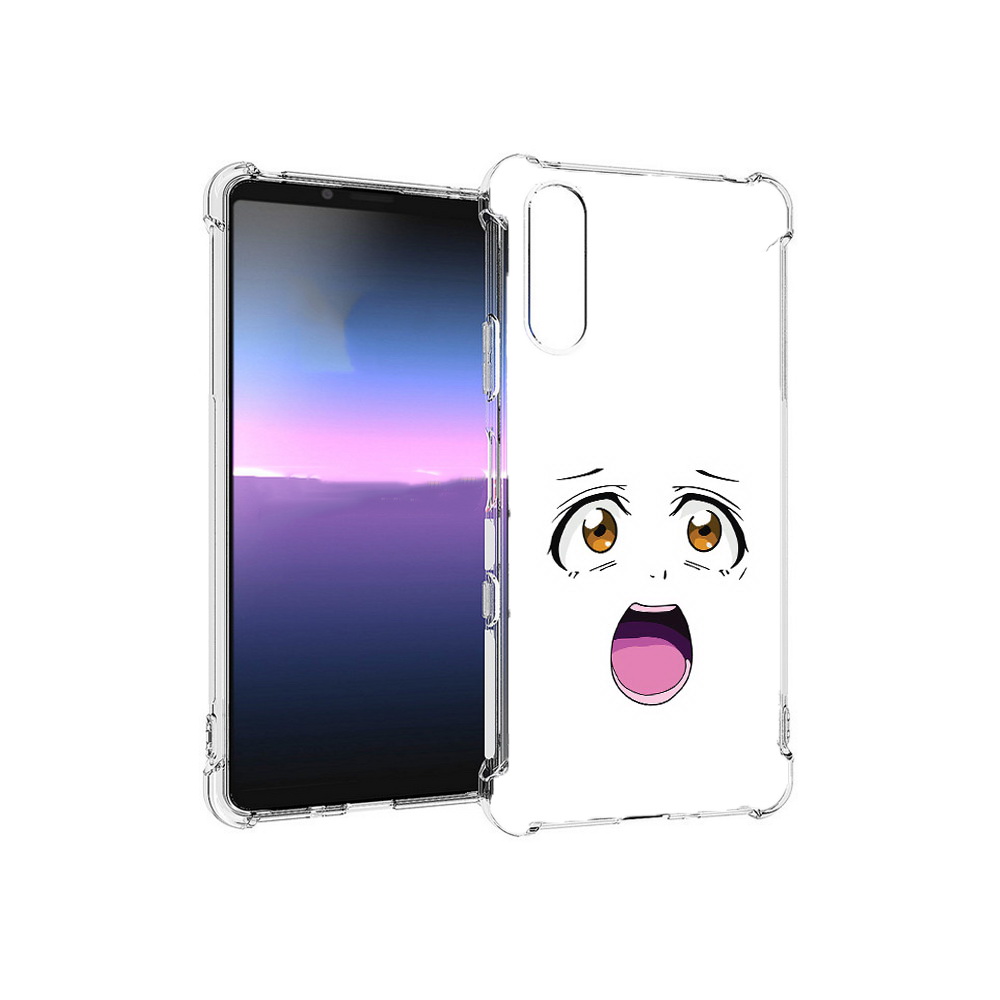 

Чехол MyPads Tocco для Sony Xperia 10 III аниме лицо (PT161504.223.223), Прозрачный, Tocco
