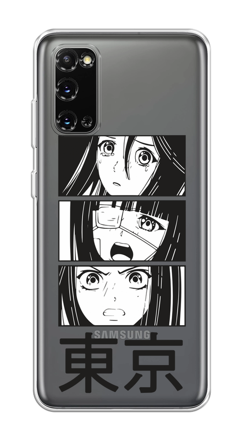 

Чехол на Samsung Galaxy S20 "Tokyo girls", Белый;черный;прозрачный, 29250-1