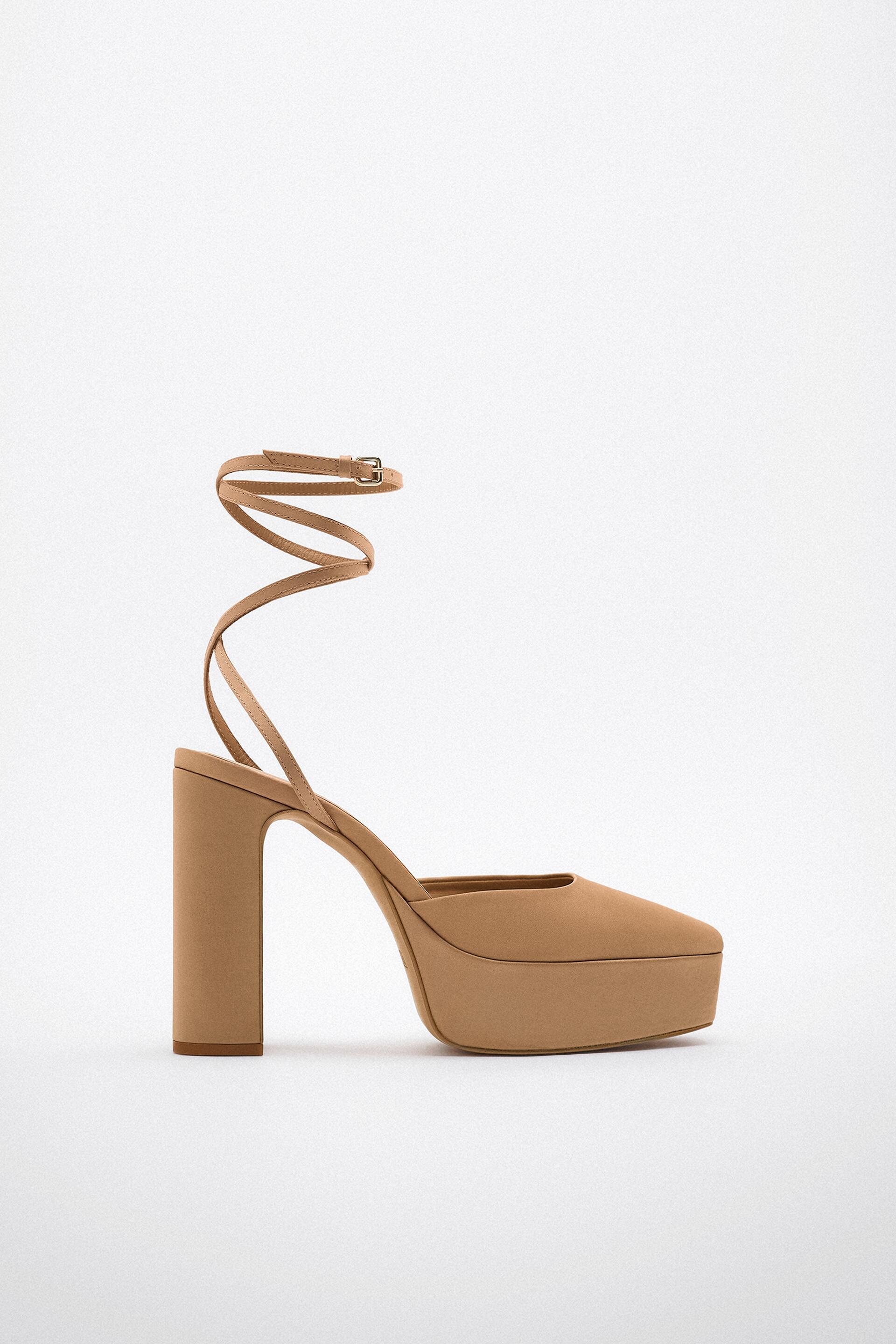 

Туфли женские ZARA 12226010 бежевые 39 RU (доставка из-за рубежа), 12226010