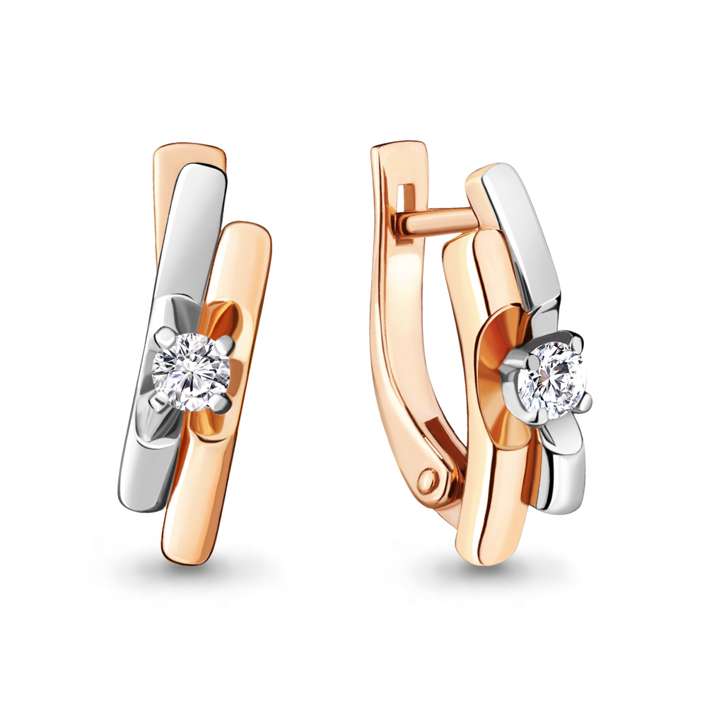 

Серьги из красного золота с бриллиантом Aquamarine Aquamarine 942013к_585_кз, 942013к_585_кз