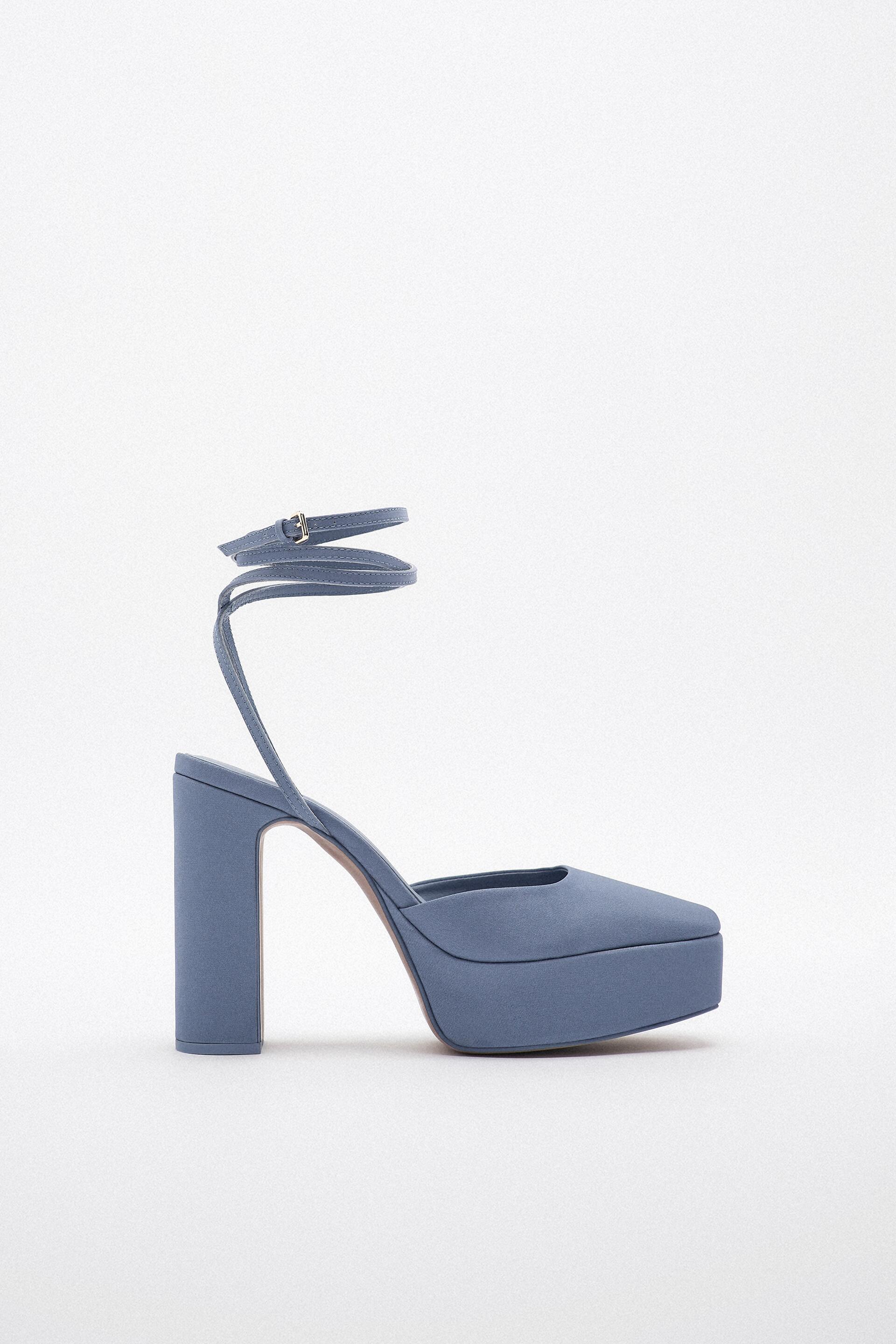 

Туфли женские ZARA 12225010 синие 38 RU (доставка из-за рубежа), 12225010