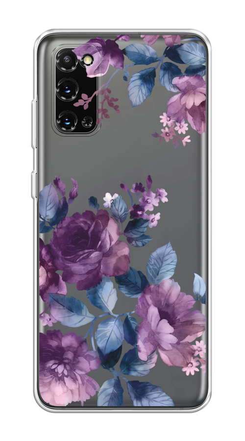 

Чехол на Samsung Galaxy S20 "Purple Blossoms", Синий;фиолетовый, 29250-1