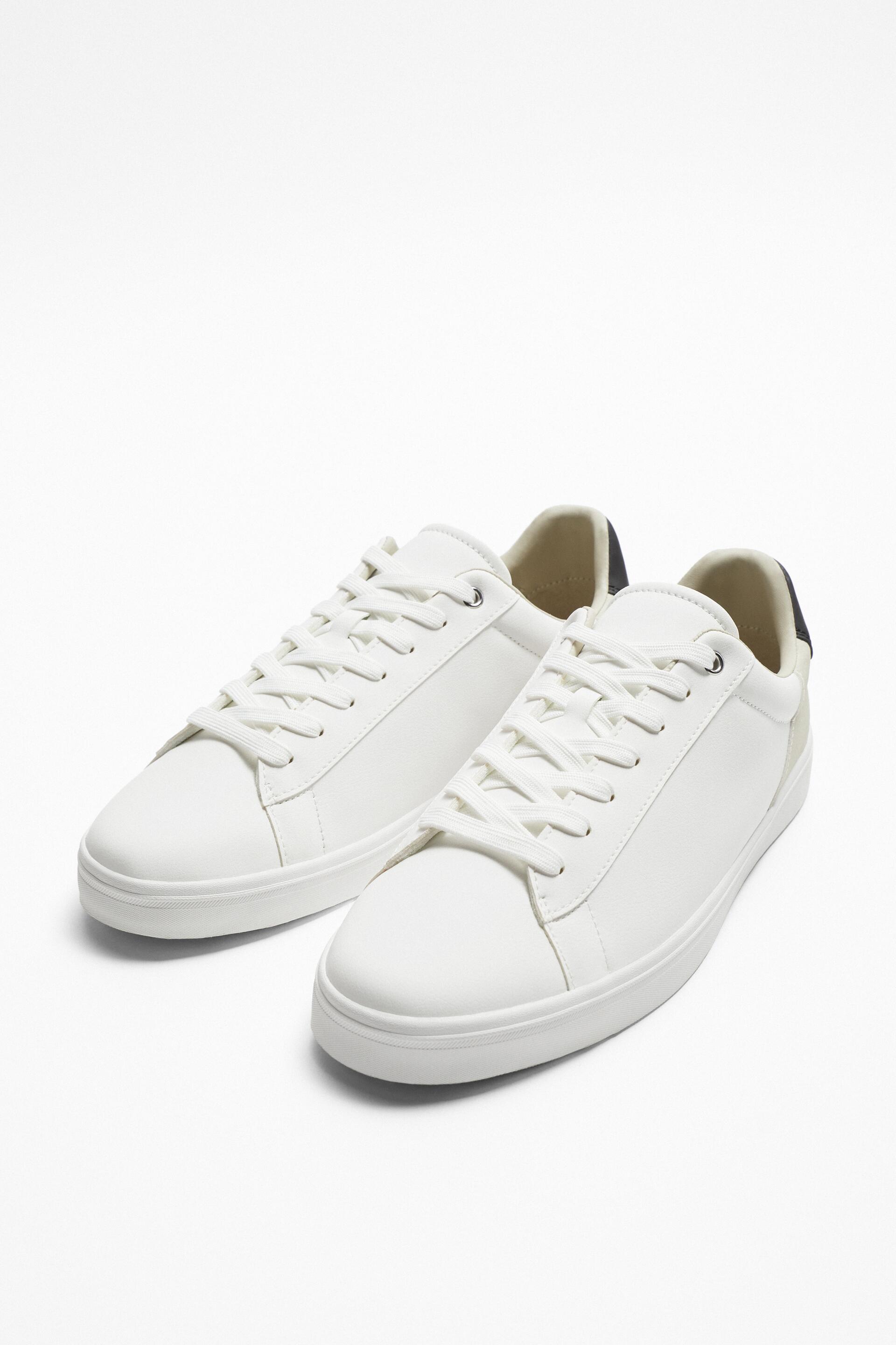 

Кеды мужские ZARA 12221021 белые 39 RU (доставка из-за рубежа), 12221021