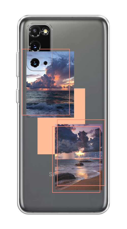 

Чехол на Samsung Galaxy S20 "Sky collage", Розовый;прозрачный;синий, 29250-1