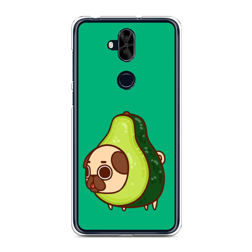 

Чехол для Asus Zenfone 5 Lite (ZC600KL) "Мопс авокадик", 43150-1