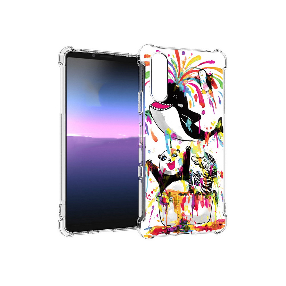 

Чехол MyPads Tocco для Sony Xperia 10 III Хиппи кит (PT161504.223.191), Прозрачный, Tocco
