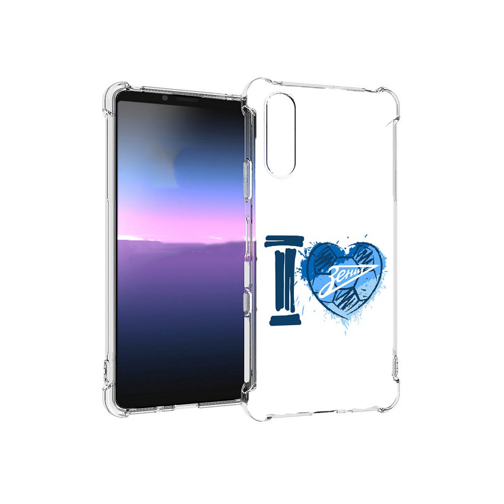 

Чехол MyPads Tocco для Sony Xperia 10 III ФК я люблю зенит (PT161504.223.186), Прозрачный, Tocco