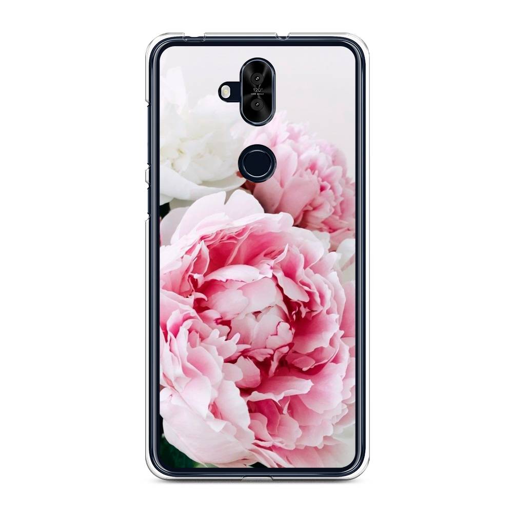 

Чехол для Asus Zenfone 5 Lite (ZC600KL) "Розовые и белые пионы", 43150-2