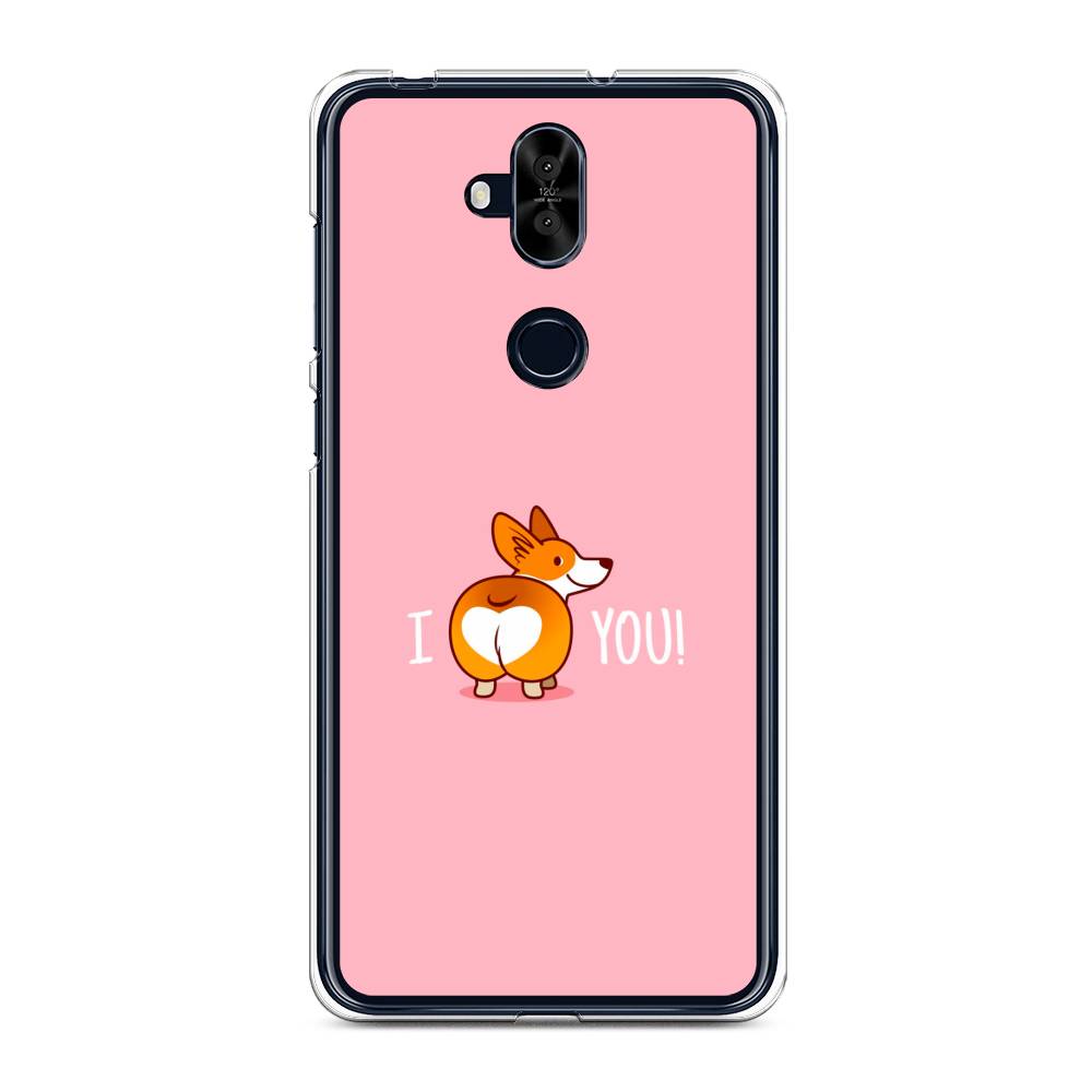 

Чехол для Asus Zenfone 5 Lite (ZC600KL) "Корги I love you", 43150-1