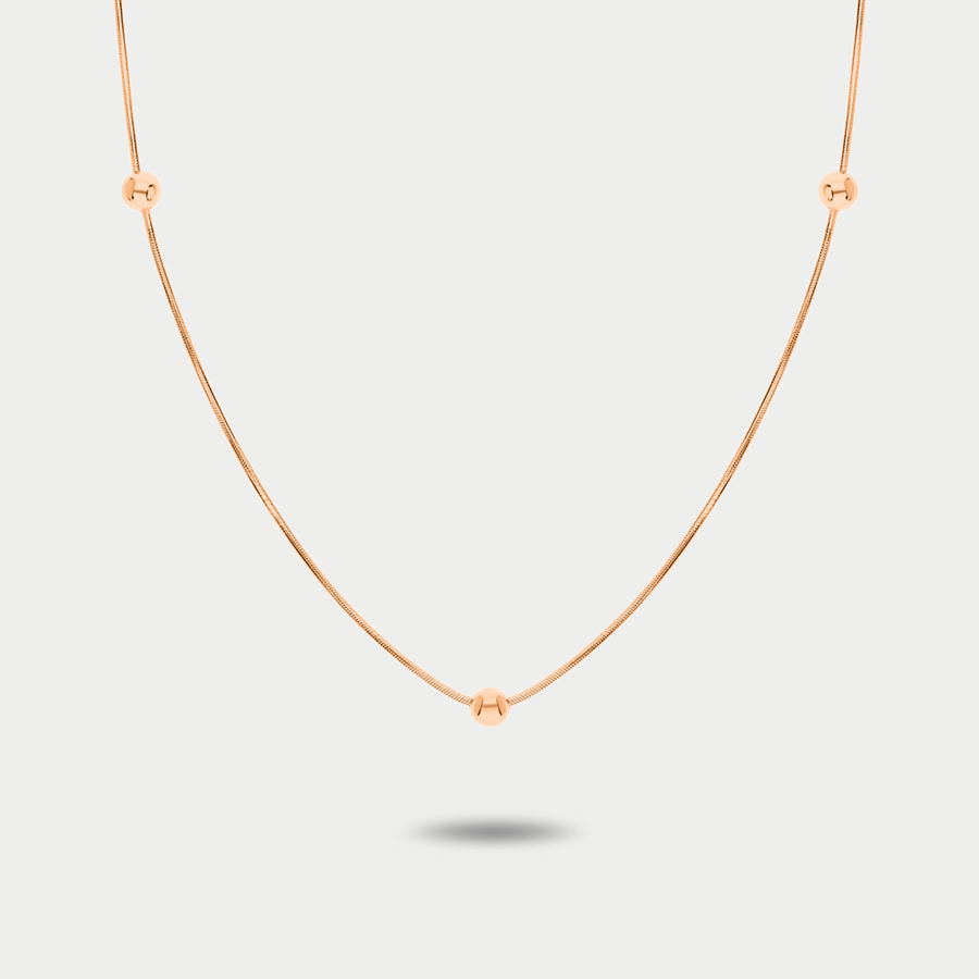 

Колье из розового золота 45 см LINEA 6025456-45, 6025456-45