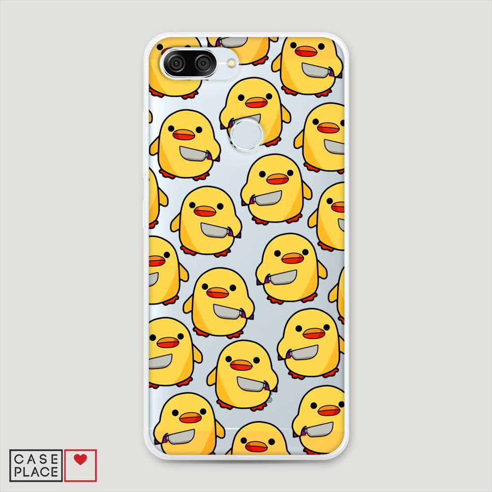 

Чехол на ASUS ZenFone Max Plus M1 ZB570TL "Утка с ножом", Прозрачный;желтый;оранжевый, 43050-1