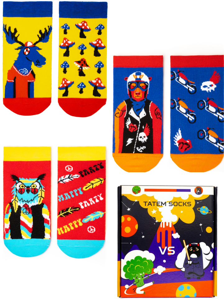 

Комплект носков мужской Tatem Socks 906 красный 36 RU-40 RU, 906
