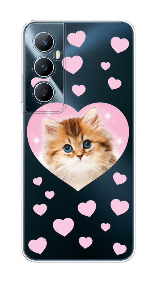 

Чехол на Realme C65 "Котенок в сердце", Розовый;оранжевый;белый;прозрачный, 2516750-1