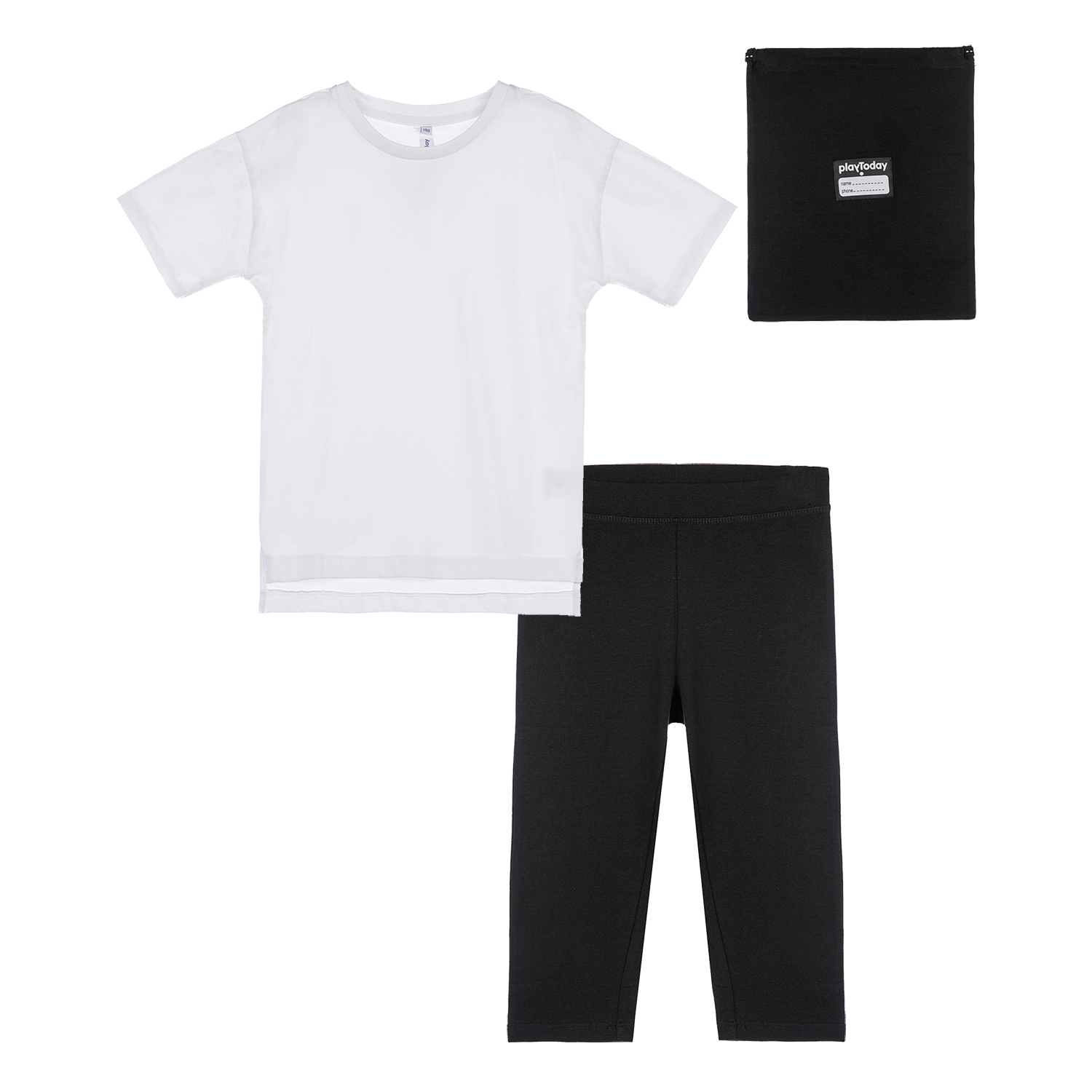 

Костюм детский PlayToday 22127029 цв. белый; черный р. 128, 22127029