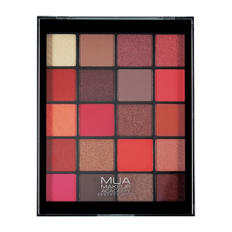 фото Палетка теней для век mua makeup academy - 20 shade eyeshadow palette, flame thrower