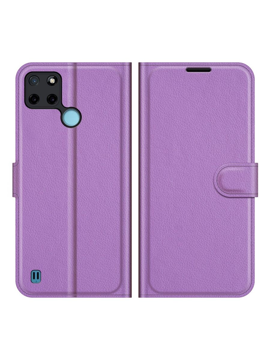 

Чехол Wallet для смартфона Realme C21Y фиолетовый