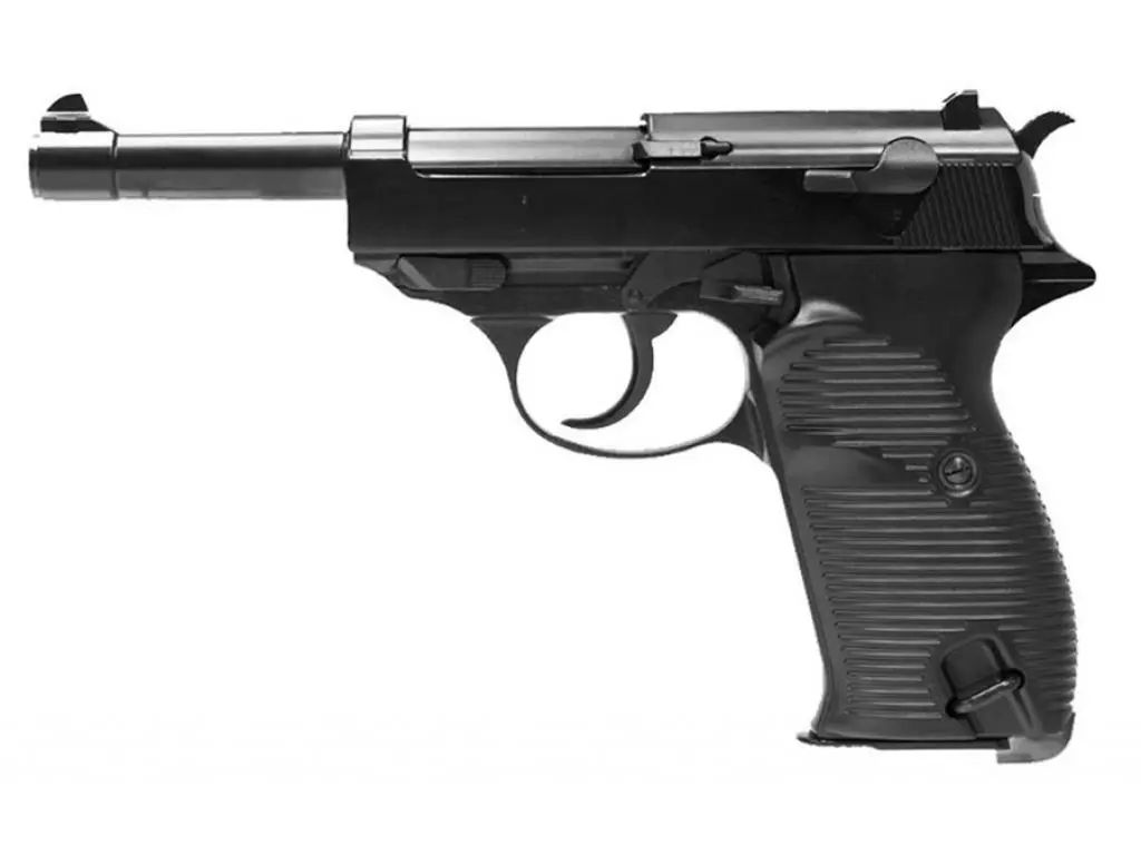 Пистолет WE Walther P38 GBB, черный