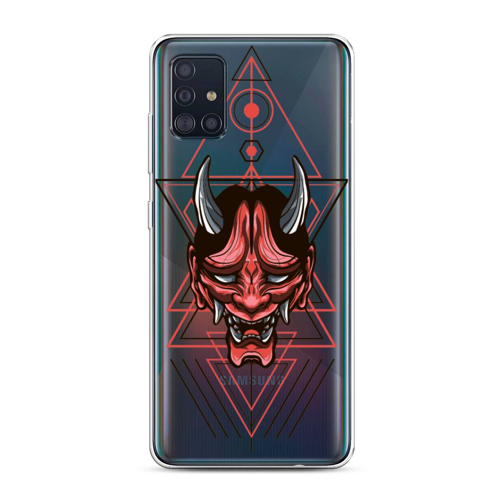 

Чехол для Samsung Galaxy A51 "Hanya Oni mask", Серый;красный;черный, 28950-4