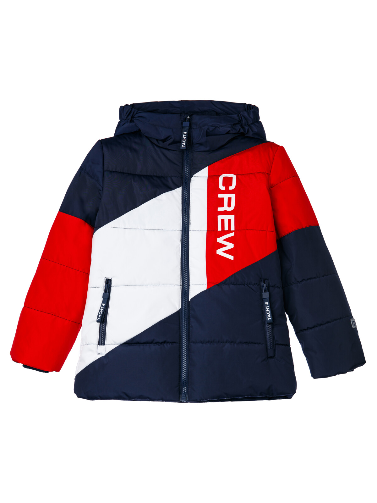Куртка детская PlayToday 12412002, тёмно-синий,красный,белый, 98
