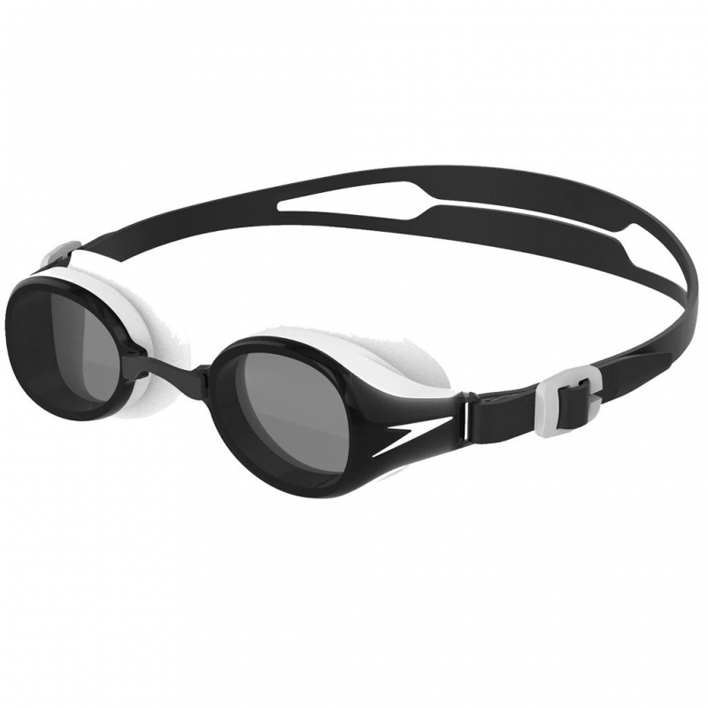 

Очки для плавания детские SPEEDO Hydropure Jr, арт.8-126727988, ДЫМЧАТЫЕ линзы, прозр опр, Hydropure Jr