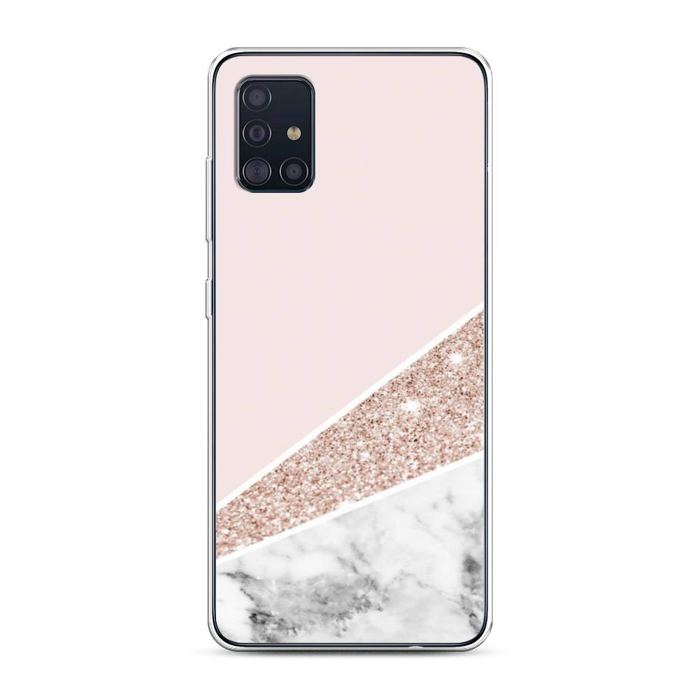 

Чехол для Samsung Galaxy A51 "Блестящий розовый мрамор", 28950-3
