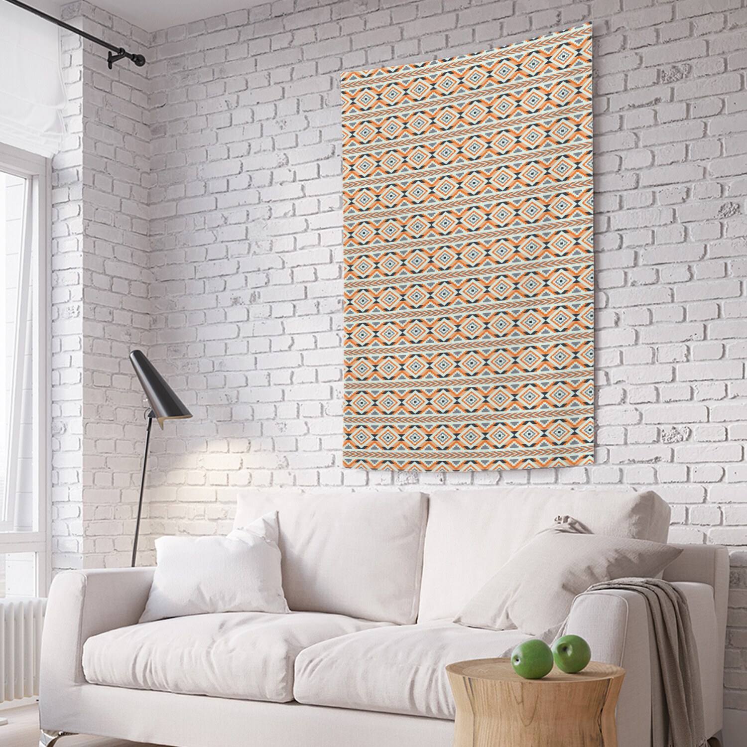 

Вертикальное фотопанно на стену JoyArty Зубчатый орнамент 150x200 см, Зубчатый орнамент