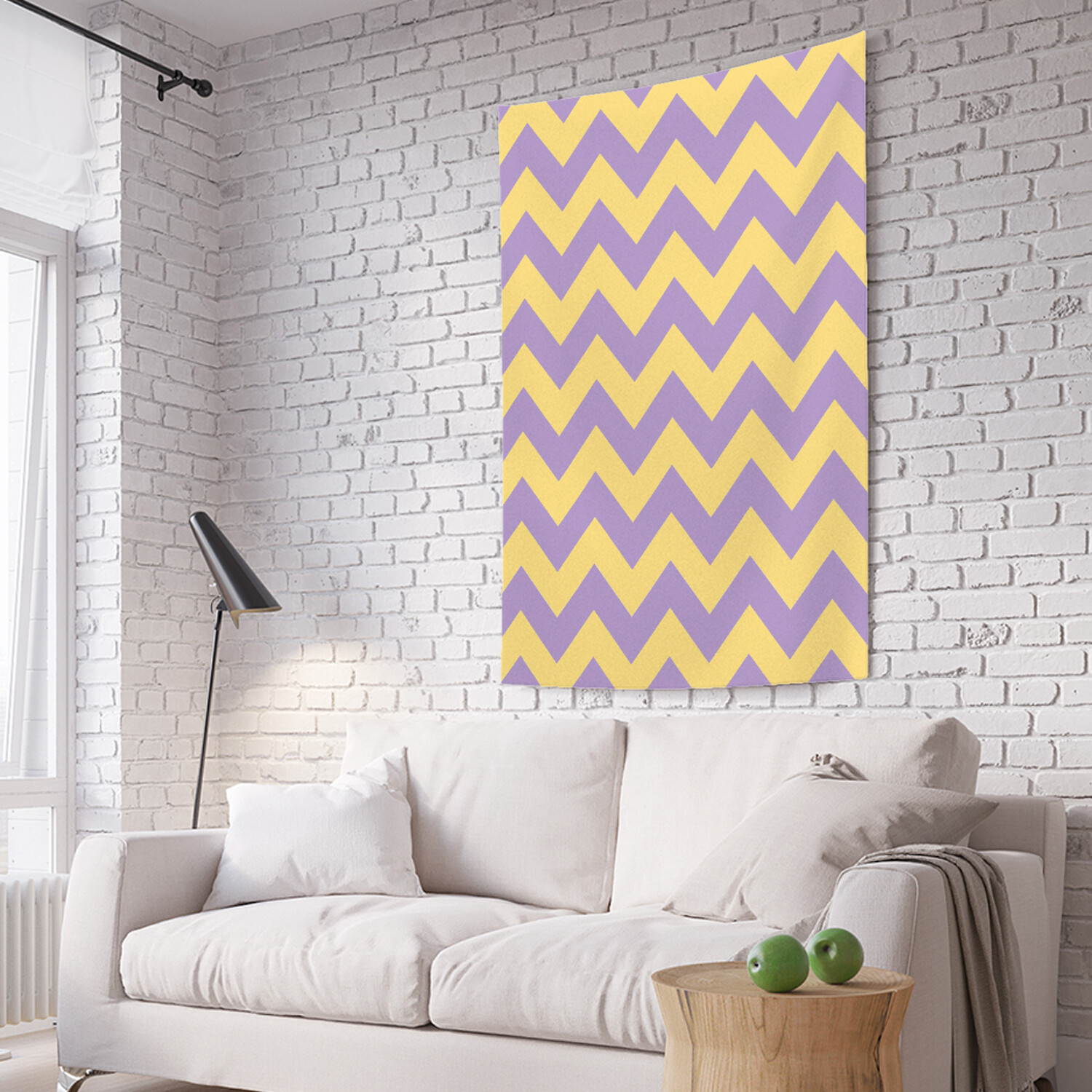 

Вертикальное фотопанно на стену JoyArty Пастельный зигзаг 150x200 см, Пастельный зигзаг