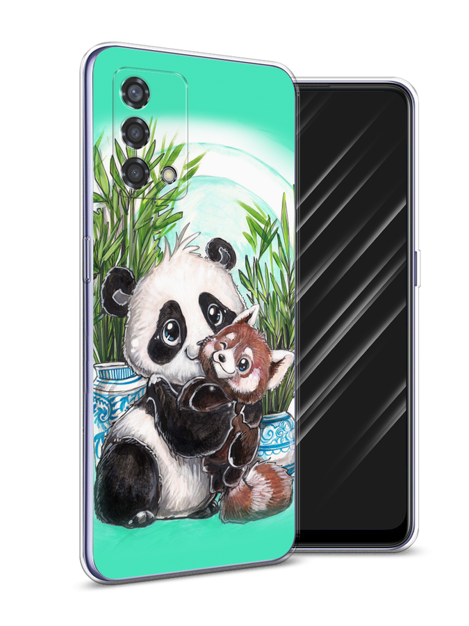 

Чехол Awog на Oppo Reno 6 Lite "Друзья зверята", Разноцветный, 259550-2