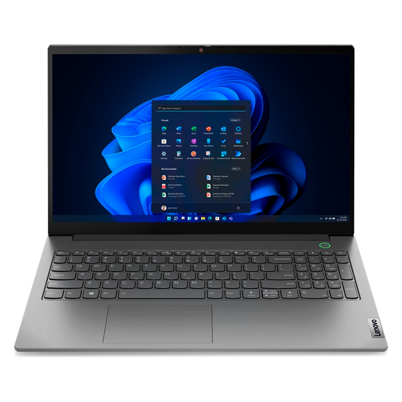 фото Ноутбук lenovo thinkbook 15-iap gray (21dj000dua)