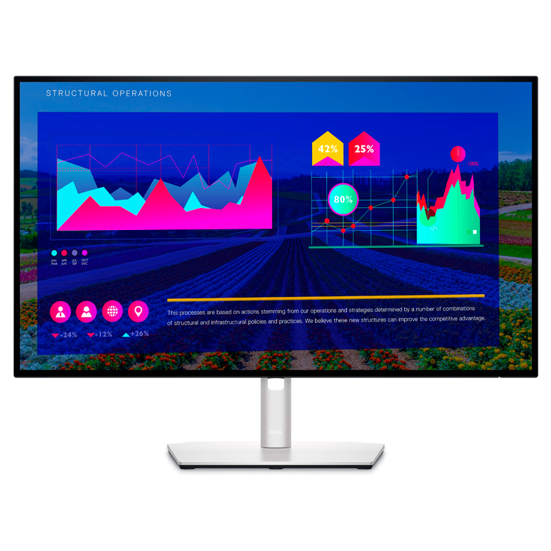 фото 27" монитор dell ultrasharp u2722d black 60hz 2560x1440 ips