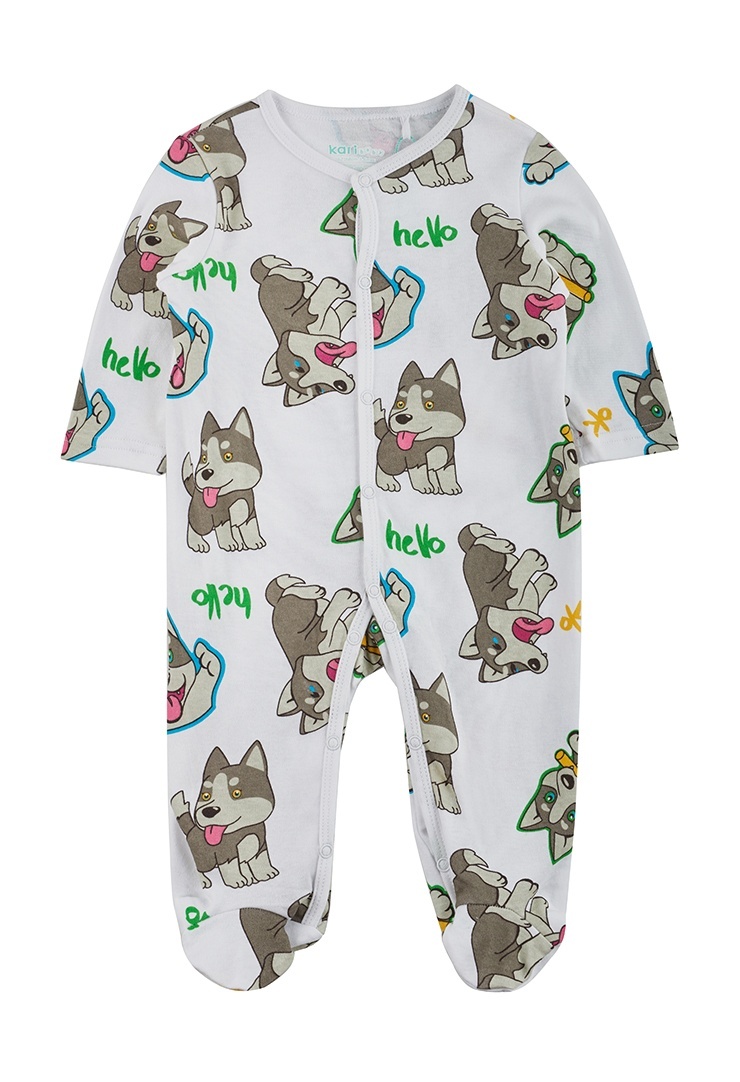 

Комбинезон детский Kari Baby AW24B19603508, белый, 68, 233950