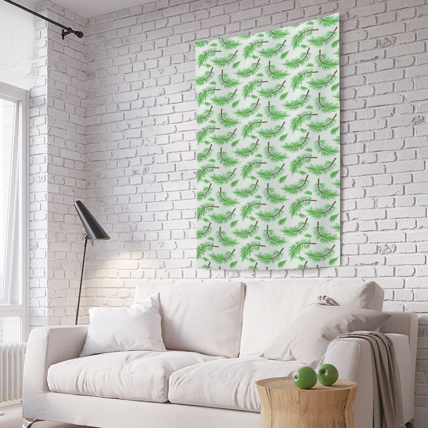 

Вертикальное фотопанно на стену JoyArty Хвойные ветки 150x200 см, Хвойные ветки