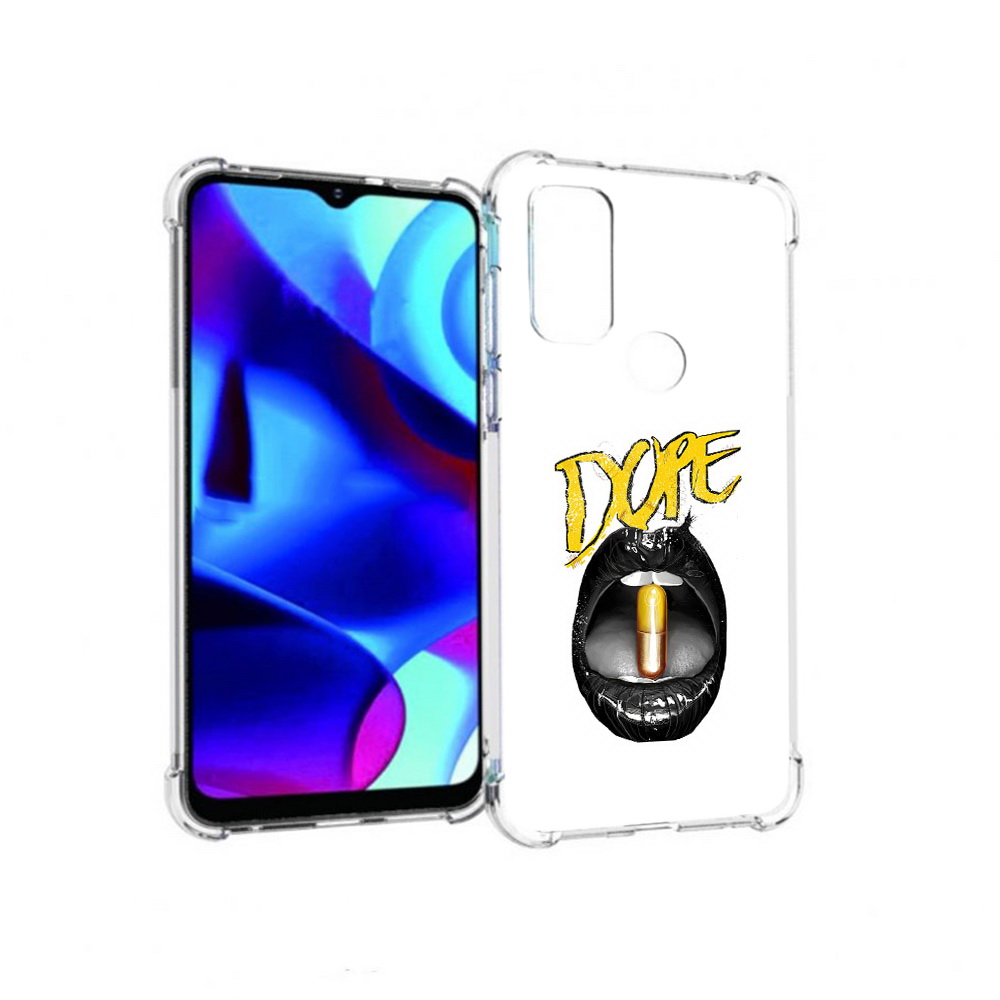 

Чехол MyPads Tocco для Motorola Moto G губы (PT227075.349.303), Прозрачный, Tocco