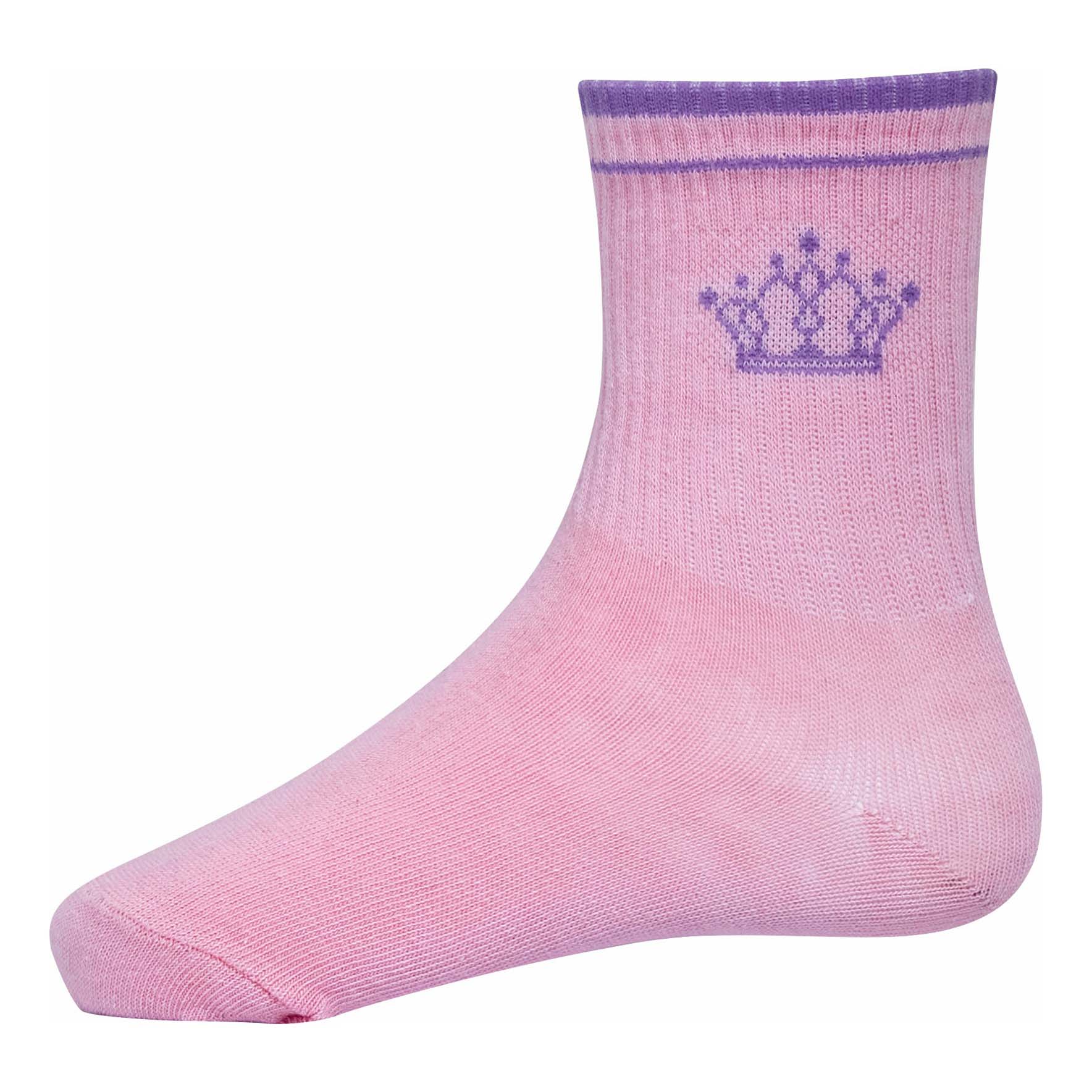 Носки для девочек Uno хлопок розовые р 12-20