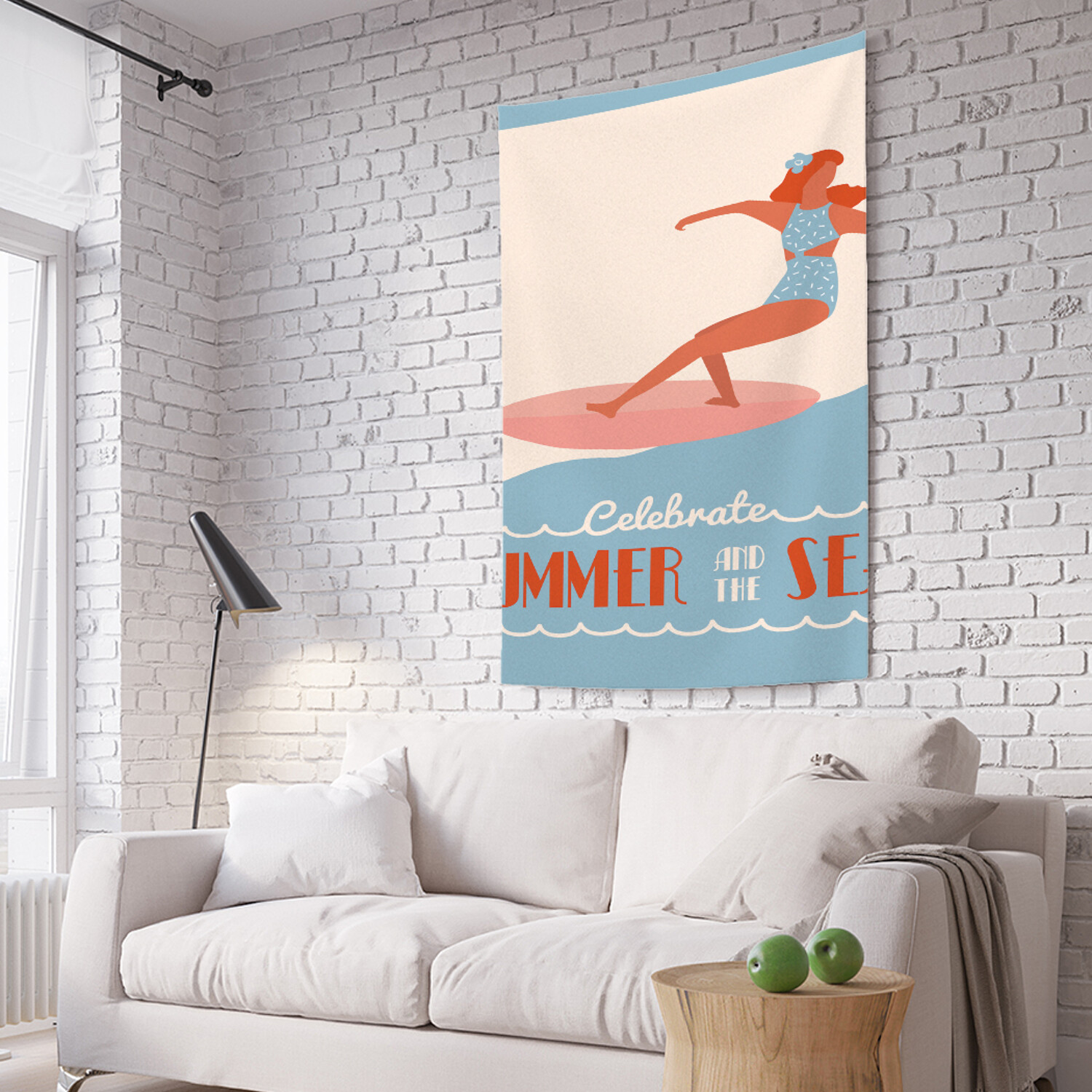 

Вертикальное фотопанно на стену JoyArty Праздновать лето и море 150x200 см, Праздновать лето и море