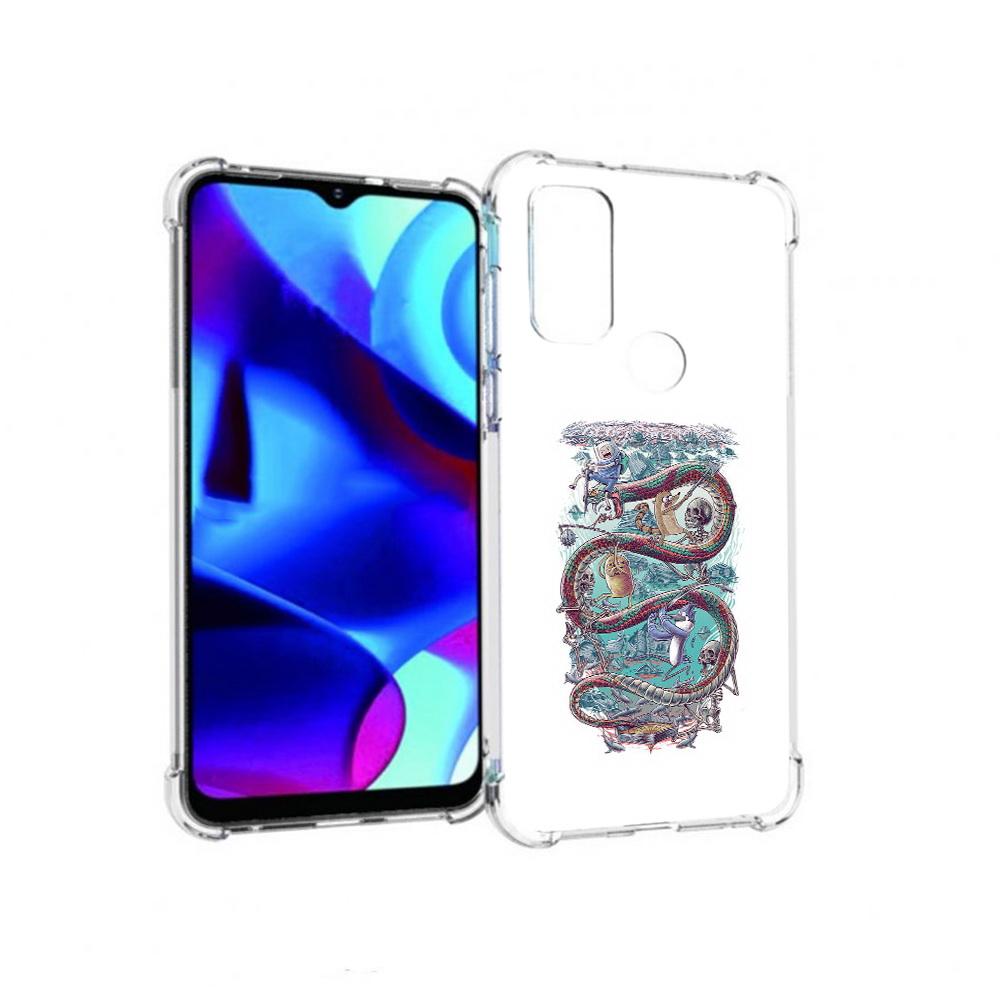 

Чехол MyPads Tocco для Motorola Moto G время приключений страшилка (PT227075.349.280), Прозрачный, Tocco