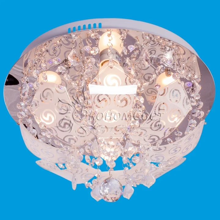 

АКЦИЯ Люстра 10253/4+1CR RC RBPLED Круги энергосберегающие