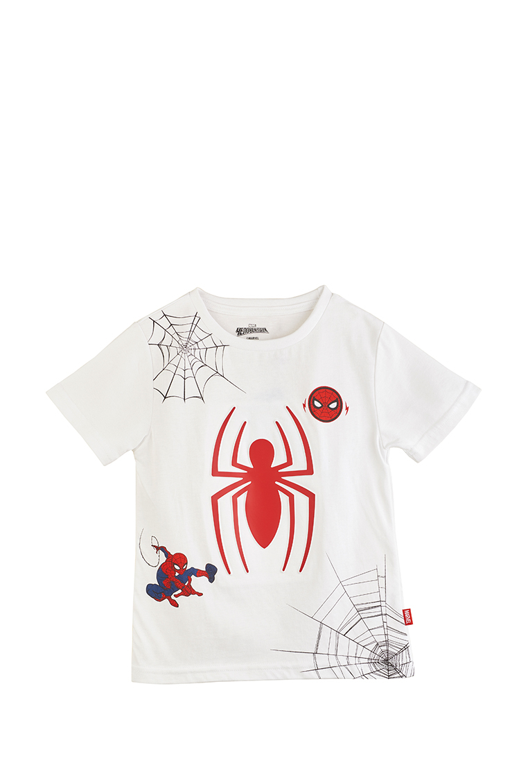 фото Футболка детская spider-man ss21d22001206 белый р.128