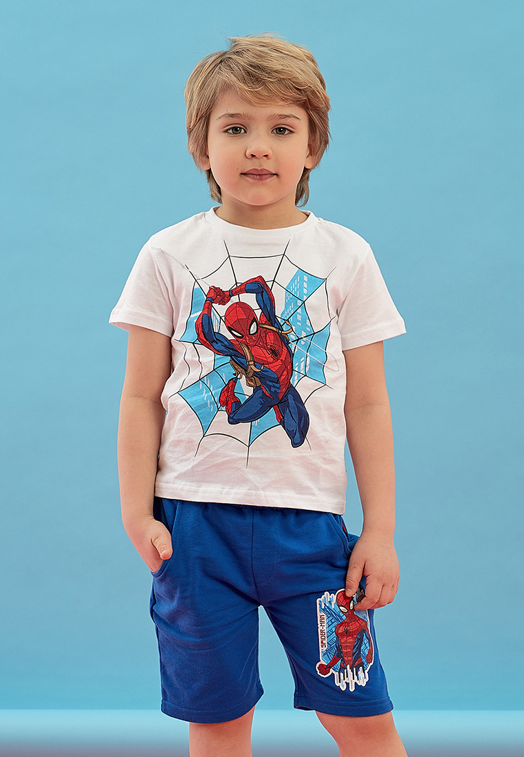 фото Футболка детская spider-man ss20sp3000352 белый р.134