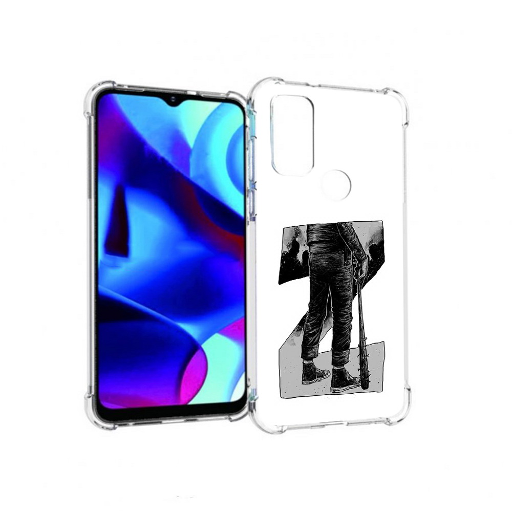 

Чехол MyPads Tocco для Motorola Moto G воин черно белый (PT227075.349.265), Tocco