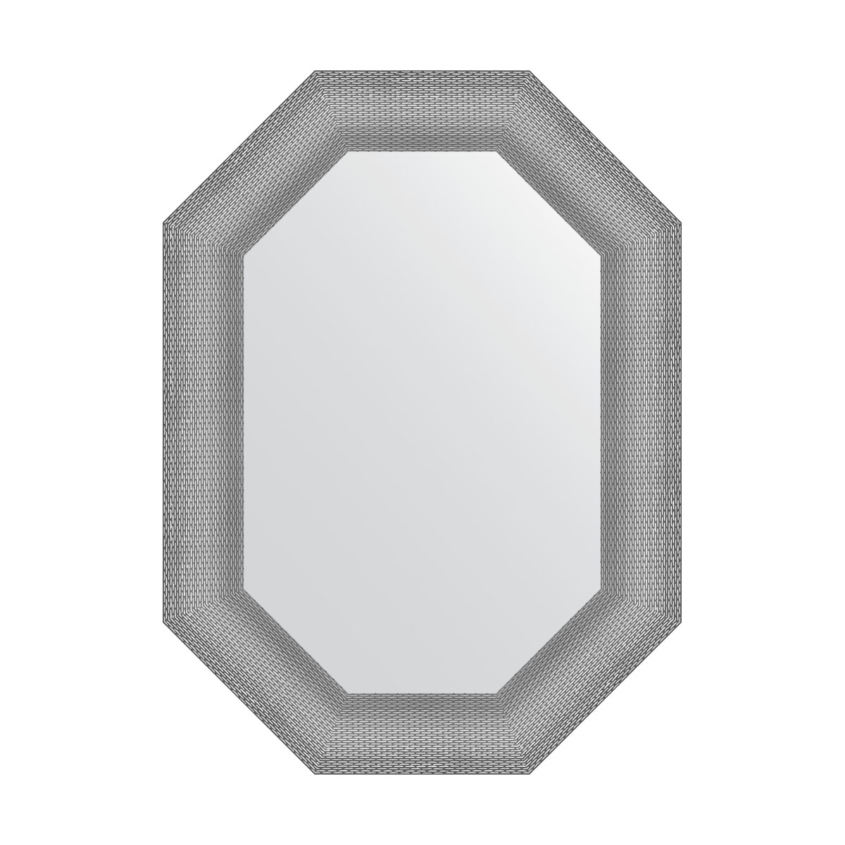 

Зеркало в раме 56x76см Evoform BY 7289 серебряная кольчуга, Серебристый, BY 7289