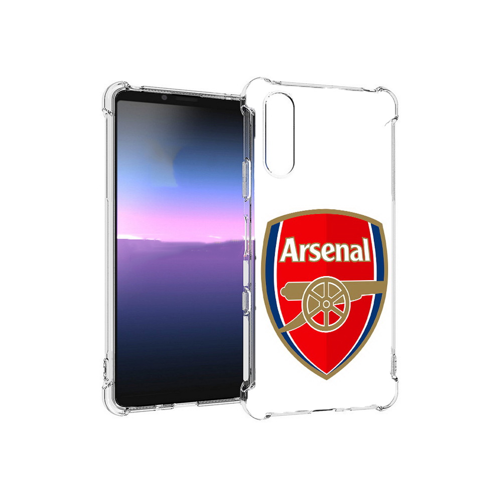 

Чехол MyPads Tocco для Sony Xperia 10 III ФК Арсенал логотип (PT161504.223.174), Прозрачный, Tocco