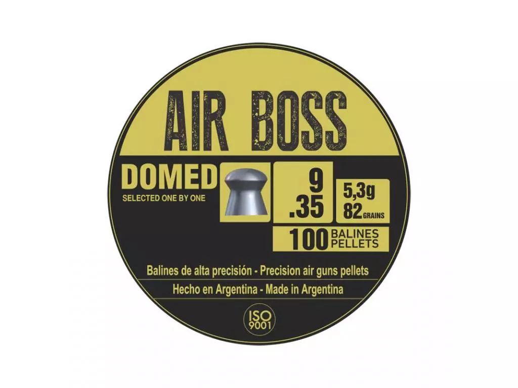 Пули пневматические Apolo Air Boss Domed 9 мм 5,3 г, 100 штук