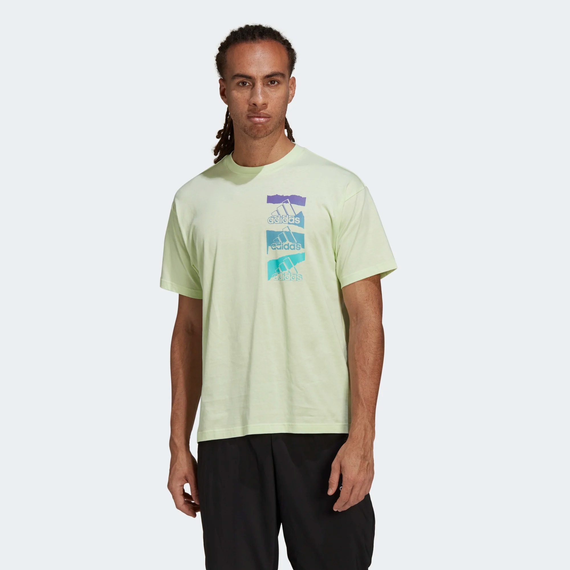 

Футболка мужская Adidas HE1883 зеленая 2XL, HE1883