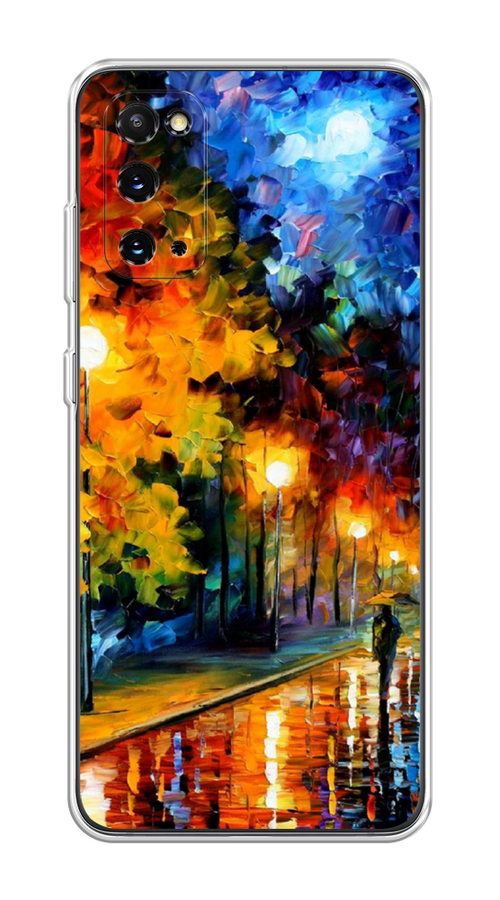 

Чехол на Samsung Galaxy S20 "Безлюдная улочка", Оранжевый;желтый;синий, 29250-1