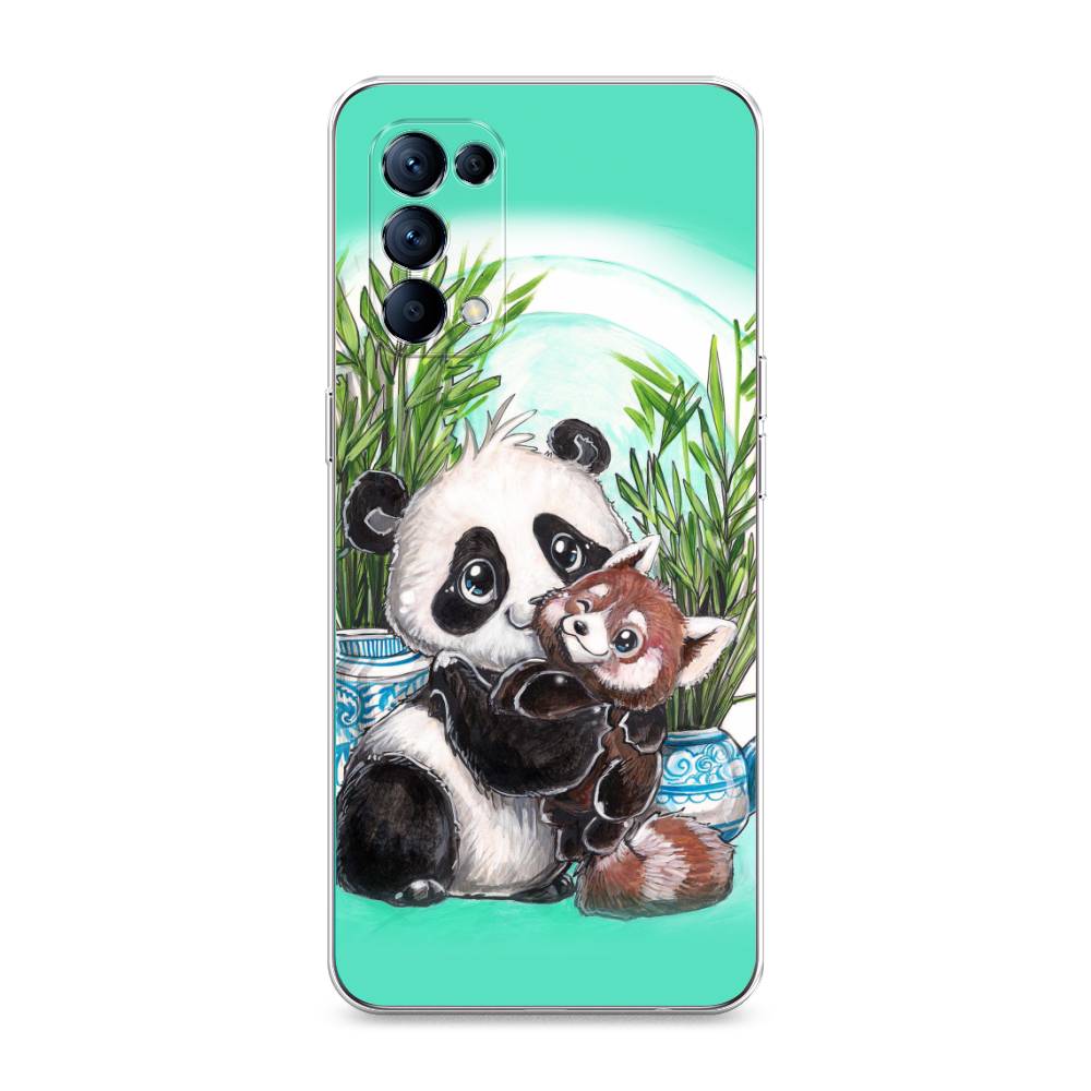 

Чехол Awog на Oppo Reno 5 "Друзья зверята", Разноцветный, 255250-2