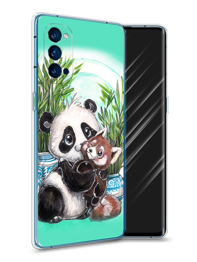 

Чехол Awog на Oppo Reno 4 Pro 5G "Друзья зверята", Разноцветный, 253750-2