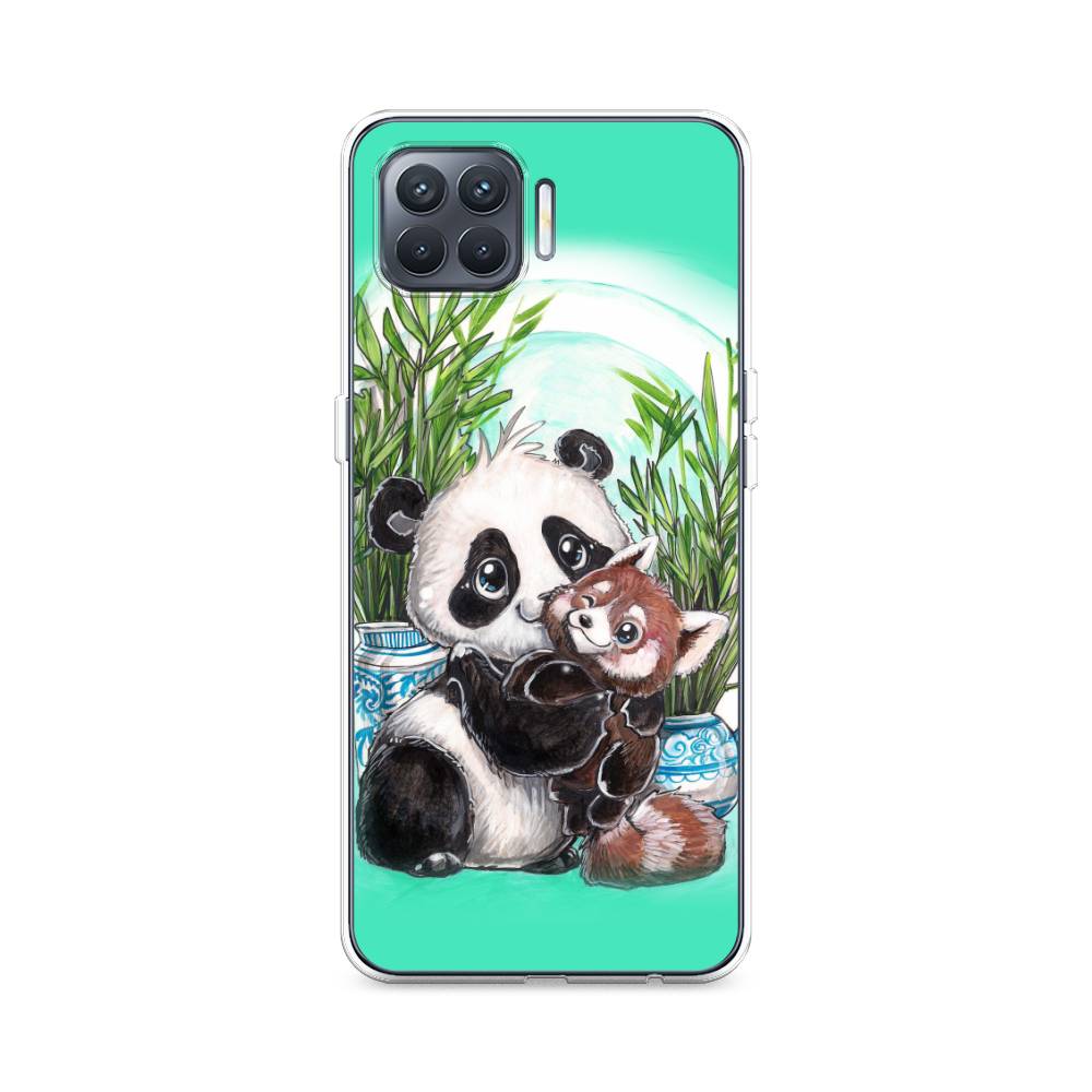 

Чехол Awog на Oppo Reno 4 Lite/A93 "Друзья зверята", Разноцветный, 254550-2