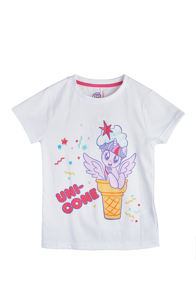 фото Футболка детская my little pony ss20mlp040845 белый р.128